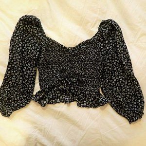 Hollister Floral Blouse